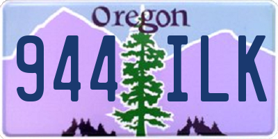 OR license plate 944ILK