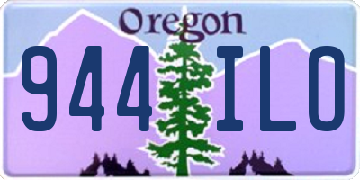OR license plate 944ILO