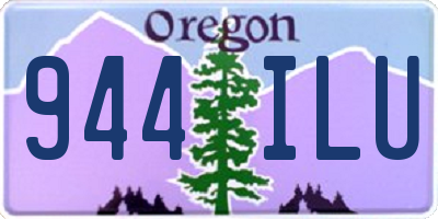 OR license plate 944ILU