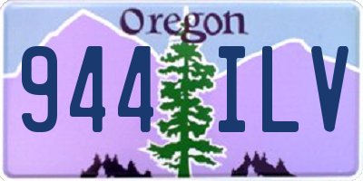 OR license plate 944ILV