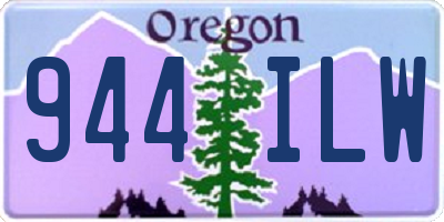 OR license plate 944ILW