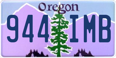 OR license plate 944IMB