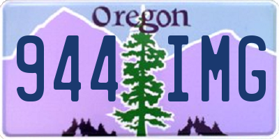 OR license plate 944IMG