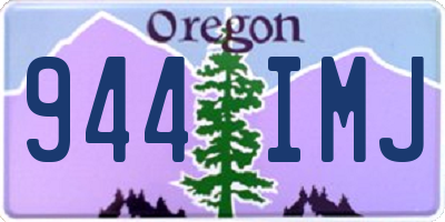 OR license plate 944IMJ