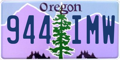 OR license plate 944IMW