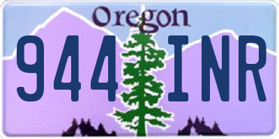 OR license plate 944INR