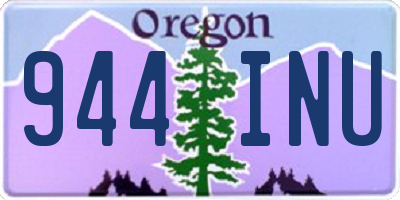 OR license plate 944INU