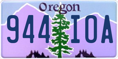 OR license plate 944IOA