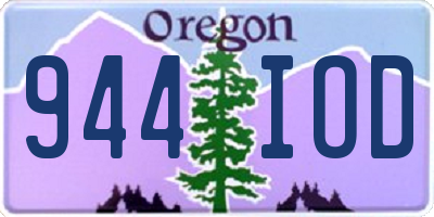 OR license plate 944IOD