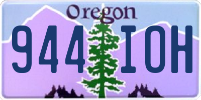 OR license plate 944IOH
