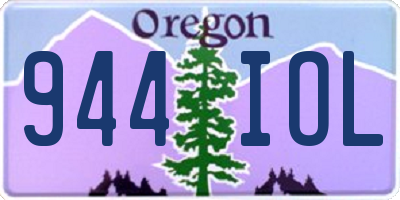 OR license plate 944IOL