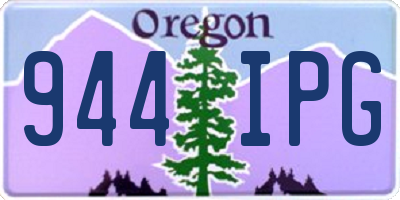 OR license plate 944IPG
