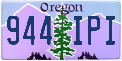 OR license plate 944IPI