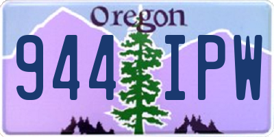 OR license plate 944IPW