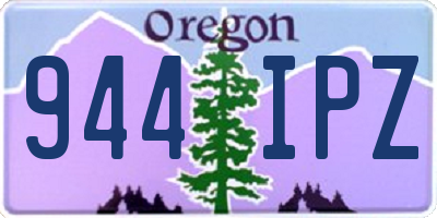 OR license plate 944IPZ