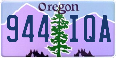 OR license plate 944IQA