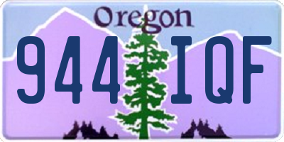 OR license plate 944IQF