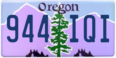 OR license plate 944IQI