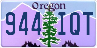 OR license plate 944IQT