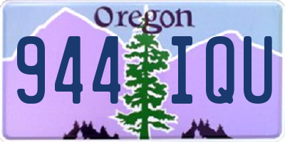 OR license plate 944IQU