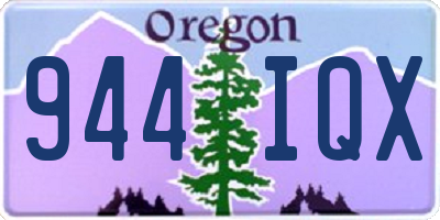 OR license plate 944IQX