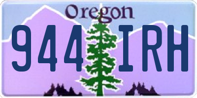 OR license plate 944IRH