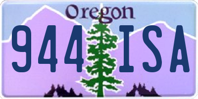 OR license plate 944ISA
