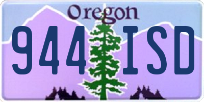 OR license plate 944ISD