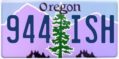 OR license plate 944ISH