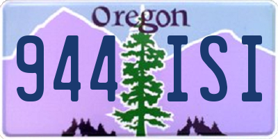OR license plate 944ISI