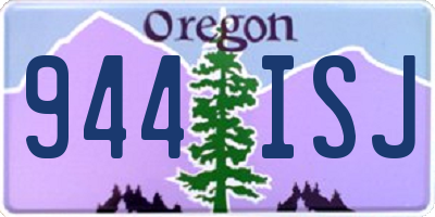OR license plate 944ISJ