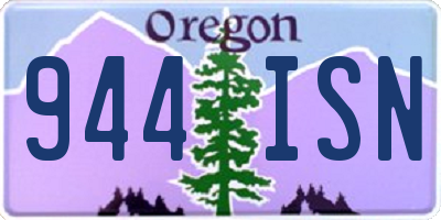 OR license plate 944ISN