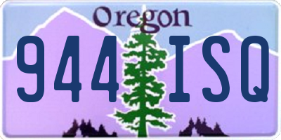 OR license plate 944ISQ