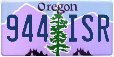 OR license plate 944ISR