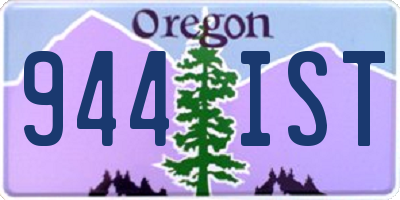 OR license plate 944IST