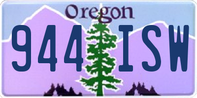 OR license plate 944ISW