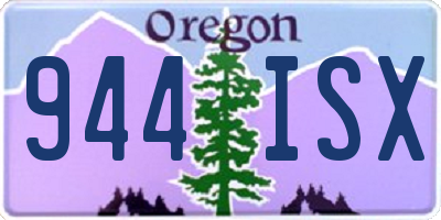 OR license plate 944ISX