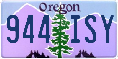 OR license plate 944ISY