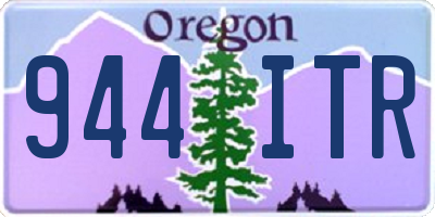 OR license plate 944ITR