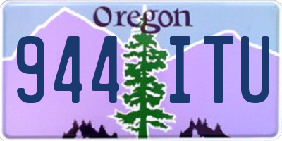 OR license plate 944ITU