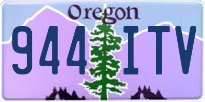 OR license plate 944ITV