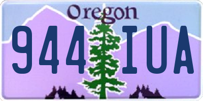 OR license plate 944IUA