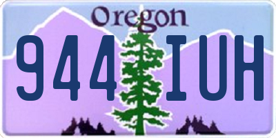 OR license plate 944IUH
