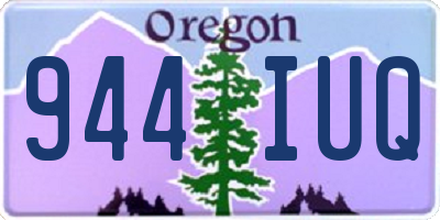 OR license plate 944IUQ