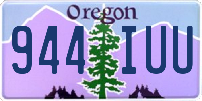 OR license plate 944IUU