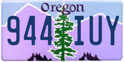 OR license plate 944IUY