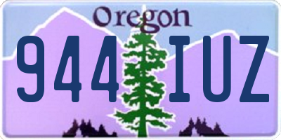 OR license plate 944IUZ