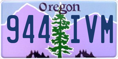 OR license plate 944IVM