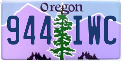 OR license plate 944IWC