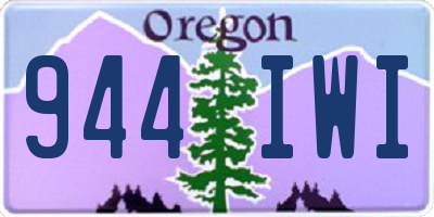 OR license plate 944IWI